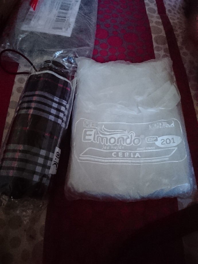 Jktumbrella - Payung Lipat 5 Kotak Kotak / Kecil / Mini / Tas / Ringan - 503