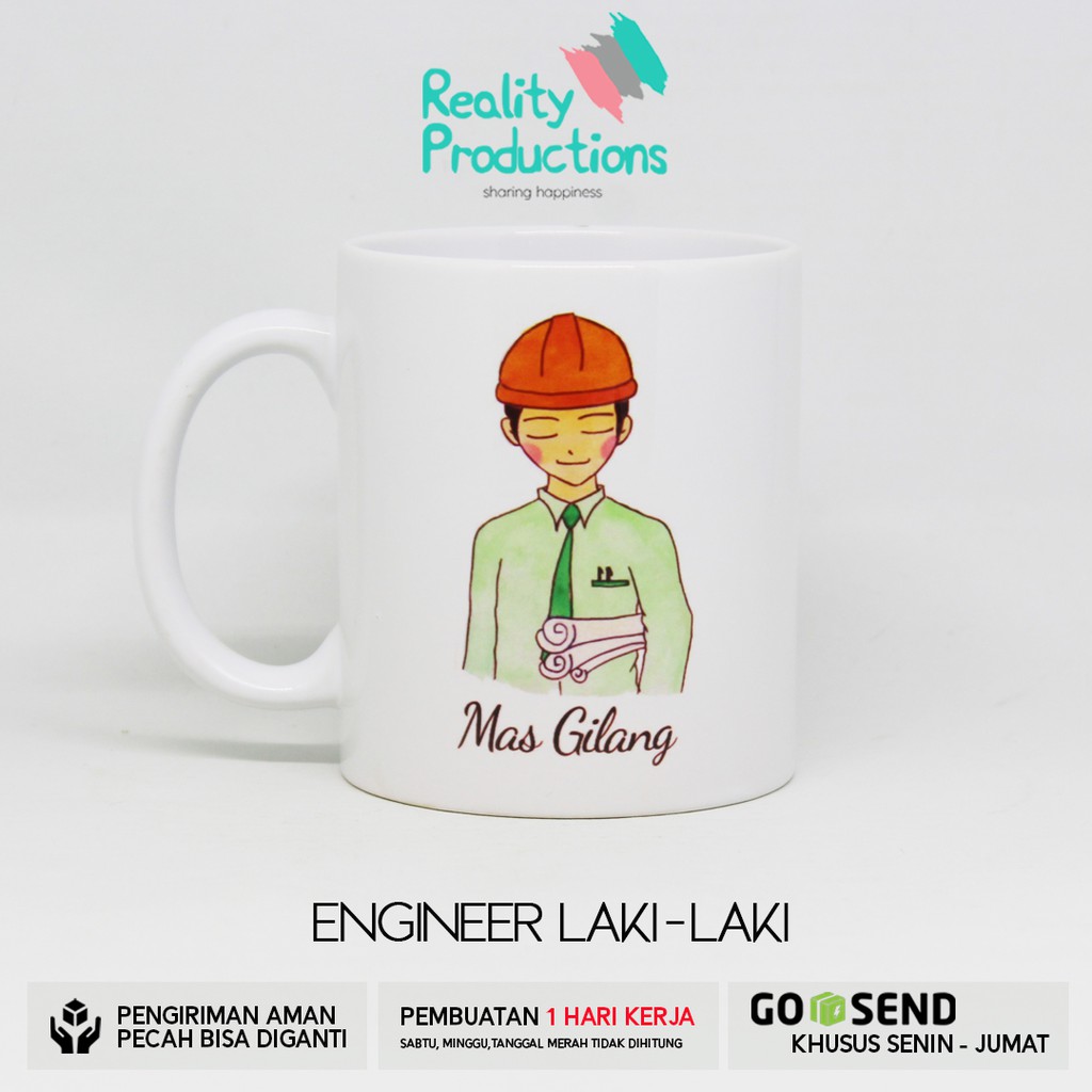 Mug Profesi Engineer