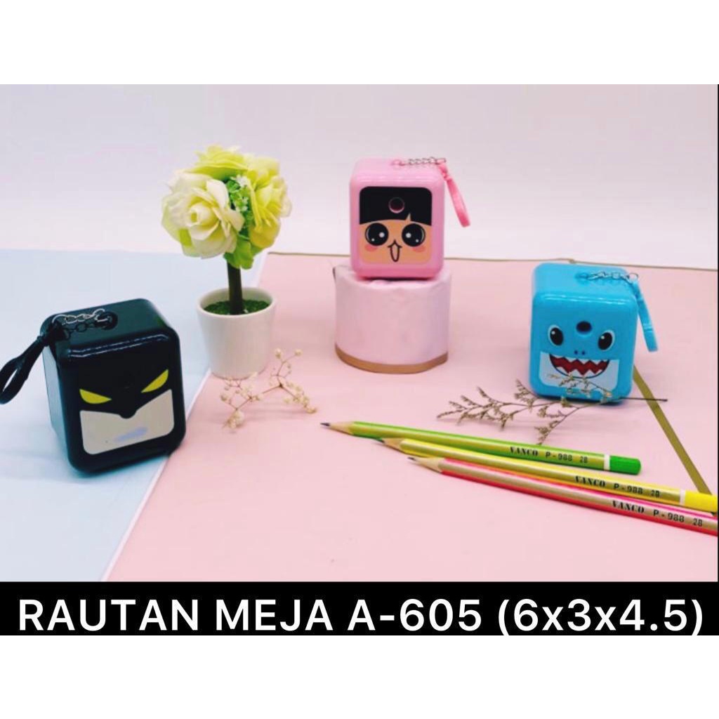 

LJK SHOP - SERUTAN PENCIL MEJA / RAUTAN PENCIL / PENCIL SHARPENER UNIK & LUCU MODEL A605