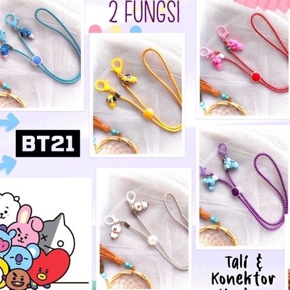 Tali Masker BT21/ Kalung Masker BT21 BTS Mask Strap  / Lanyard BT21