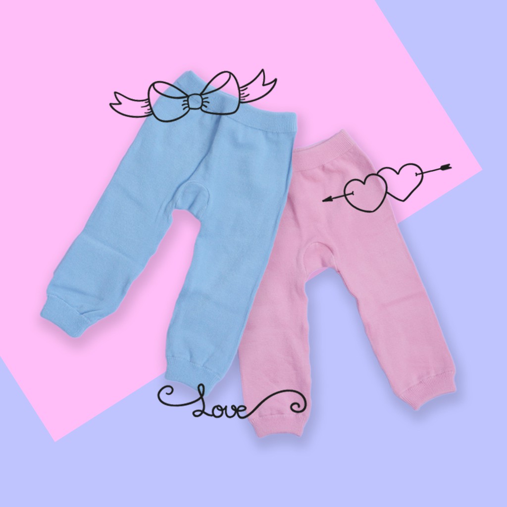 Legging Polos Rajut Bayi - 5 PCS