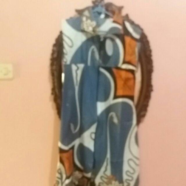 Batik Wanita Outer Monokrom Motif Hitam Exclusive Premium