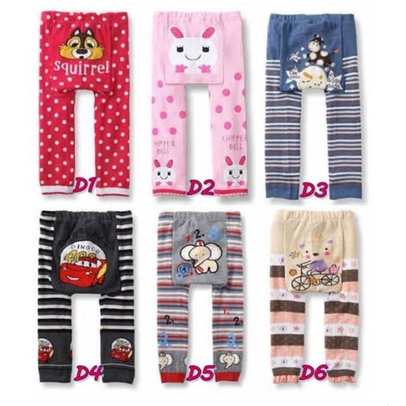 Group D AB Legging Celana panjang merk busha anak bayi 1-2 tahun size 80 90 95