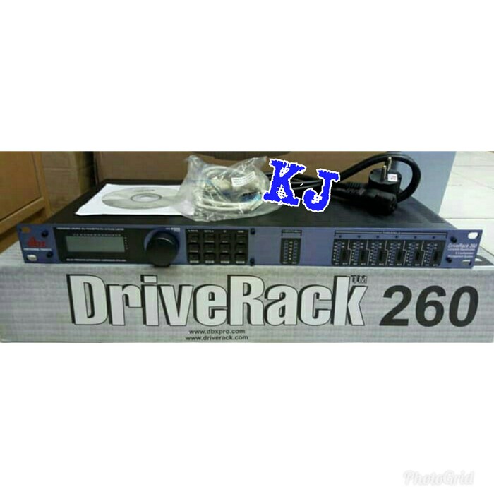 MANAGEMENT DBX DRIVE RACK PA-260 PLUS SOFTWARE PROSESOR UTILIT