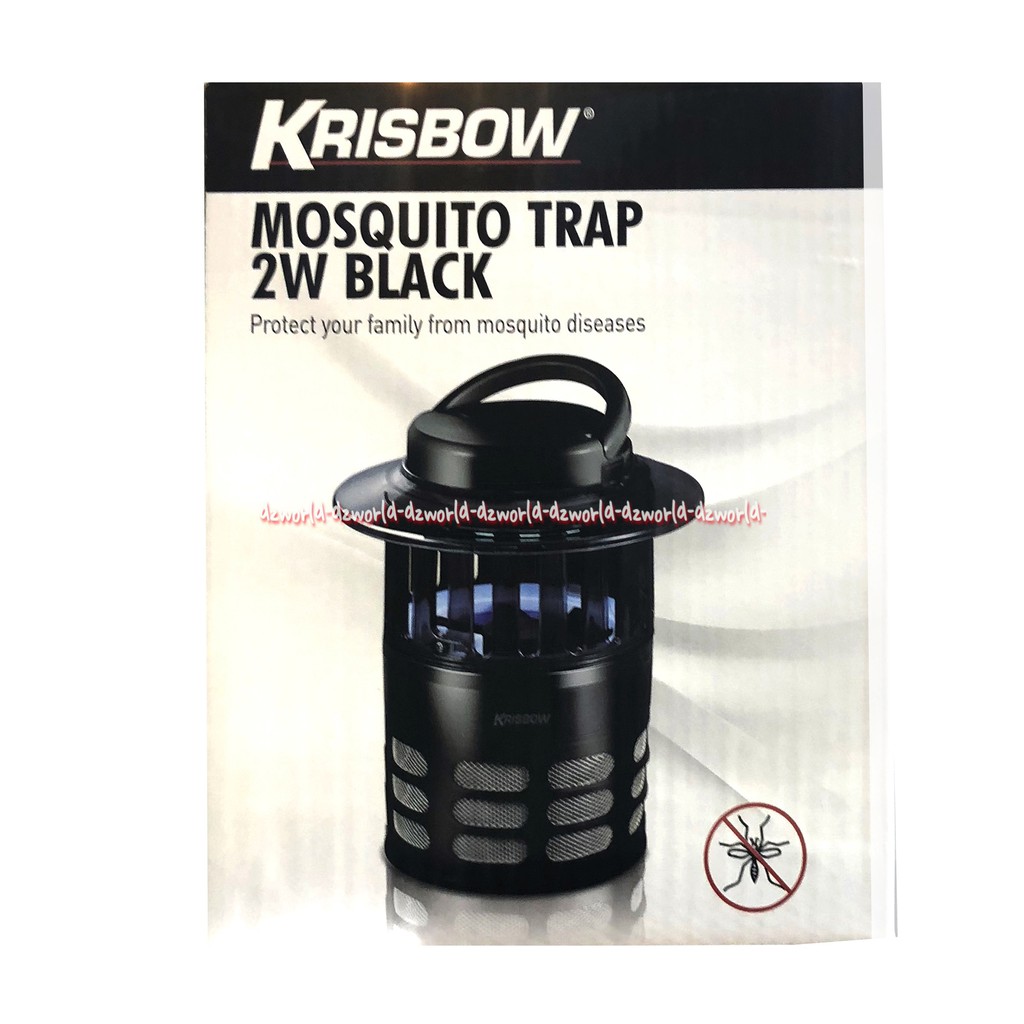 Krisbow Mosquito Trap 2W Black Alat Pengusir Dan Perangkap Nyamuk Alat Perangkap Serangga