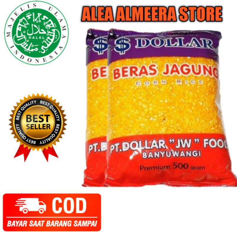 

Beras Jagung Dollar 10kg 1Dus (20pcs) Termurah Expired Agustus 2022