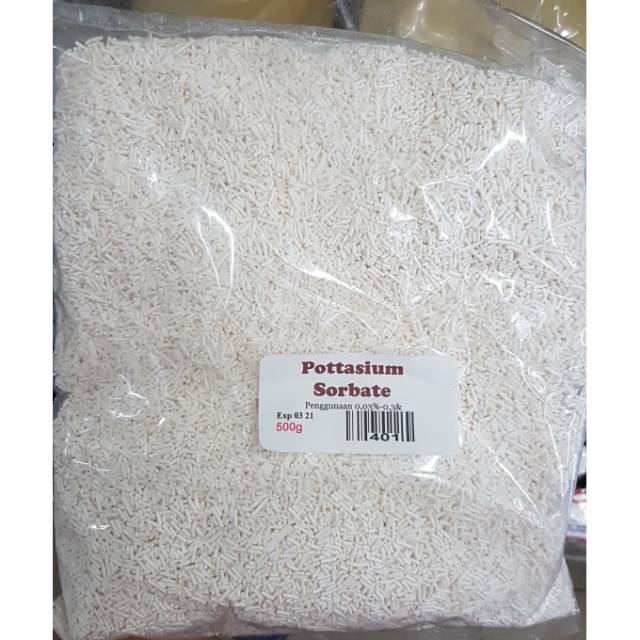 

PENGAWET POTTASIUM SORBATE 500GR