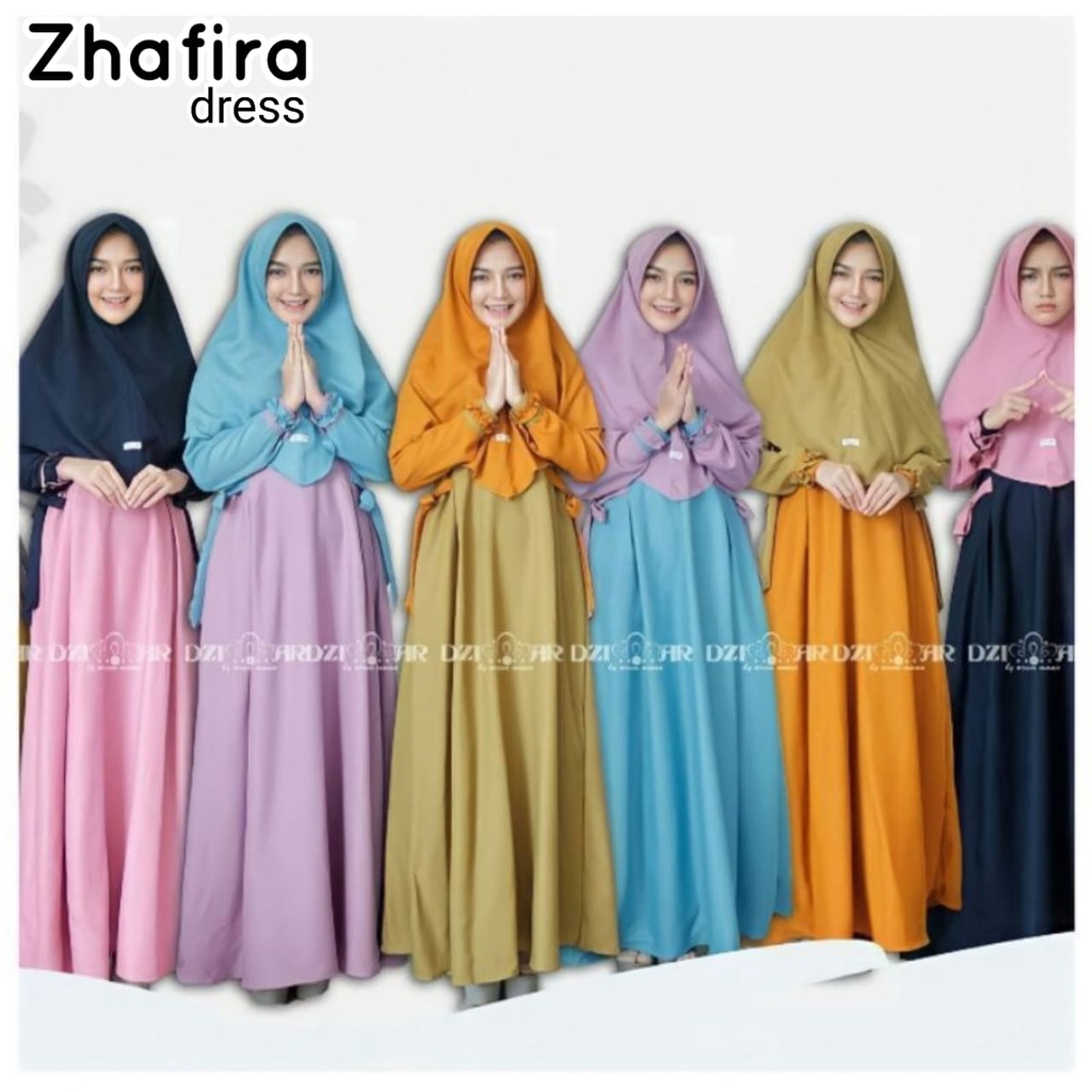 [Fashion Muslim] GAMIS Laras maira zhafira Lady maena Naziva Hana Clara Febrina Claudia maxy dress terlaris