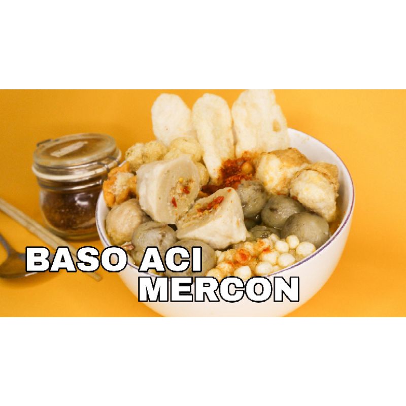 

BASO ACI MERCON INSTAN MURAH ENAK DAN PORSI BANYAK || BASO ACI ISI PENTOL MERCON