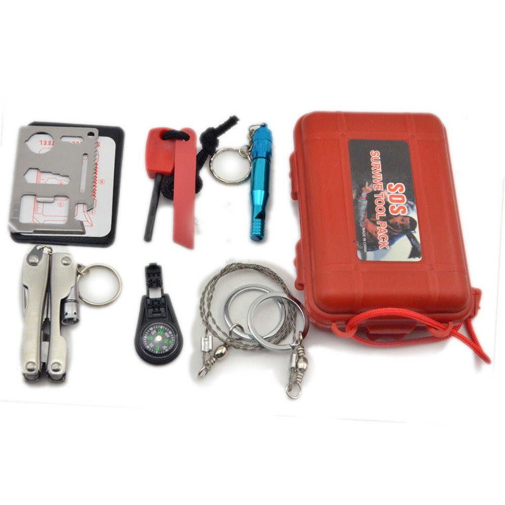 Complete Survival Kit Box Tool Pack Emergency -