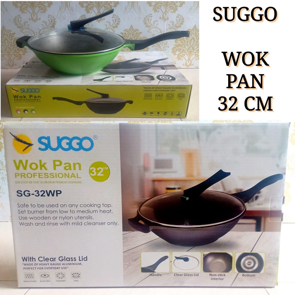 Termurah Wok Pan Casserole Suggo 32 Cm - Panci Wajan 32 Cm