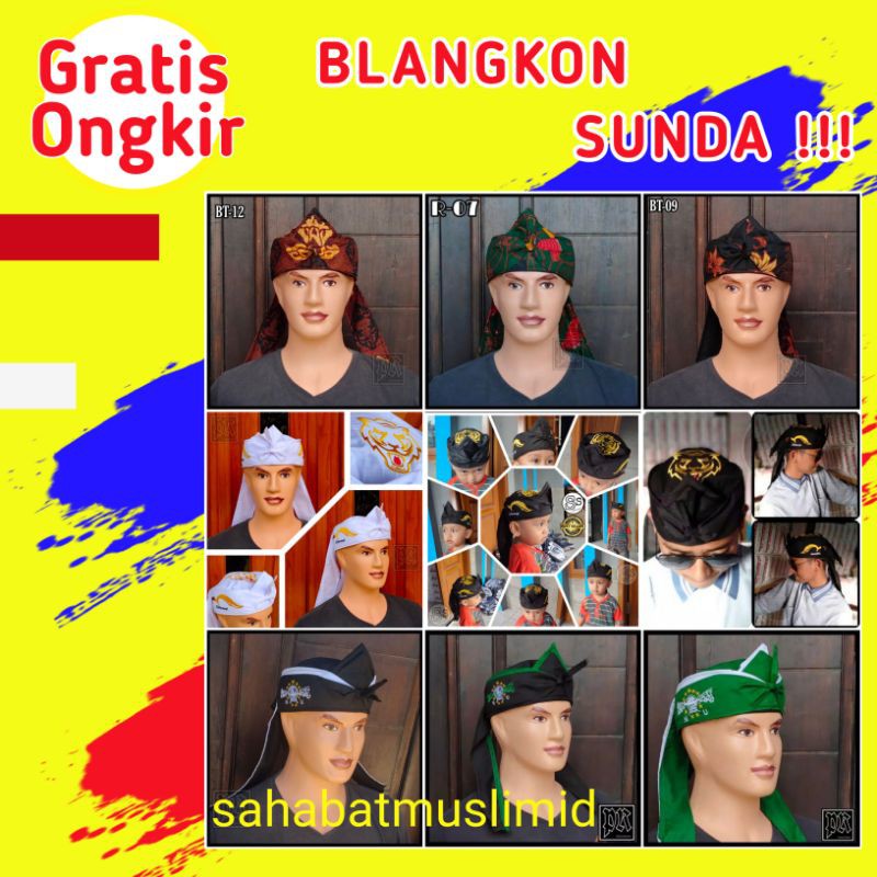 Grosir (SSC) Blangkon Iket Kepala Sunda Belangkon Sunda Ikat Sunda Udeng Sunda Totopong Sunda