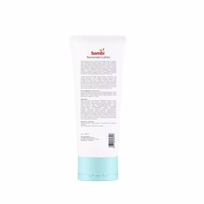 Bambi Baby Sunscreen Lotion 100ml