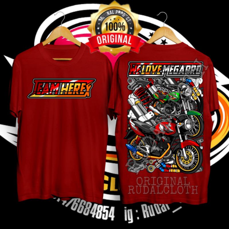 KAOS MEGAPRO / MEGAPRO HEREX / KAOS MOTOR MEGAPRO / MEGAPRO /  HEREX MEGAPRO / COD / ORIGINAL