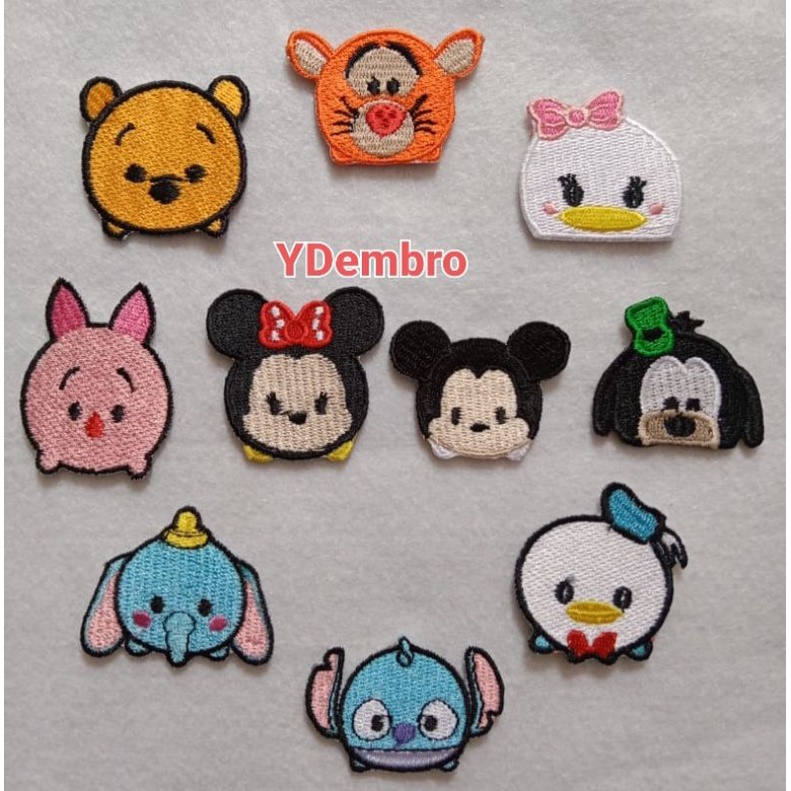 Patch Bordir Tsum-Tsum