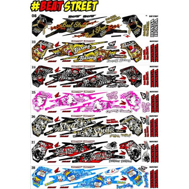 Sticker Striping Variasi Honda Beat Street 1 Shopee Indonesia