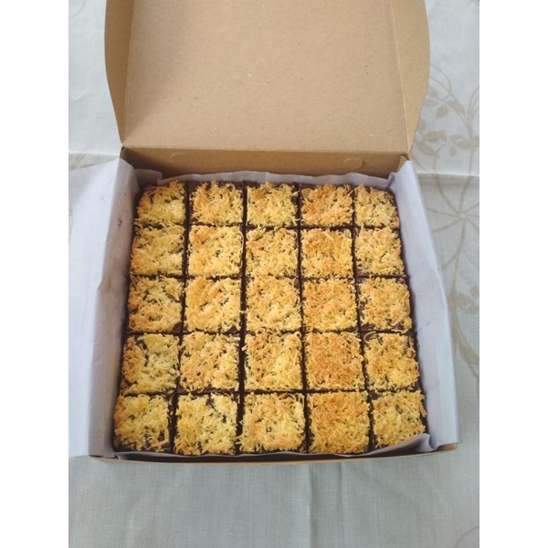 

Brownies panggang full keju