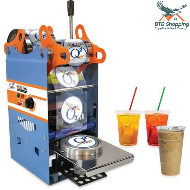 Mesin Cup Sealer Press Gelas Plastik Manual Sealing Machine Q2 8881 / Q2-8881
