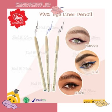 KINDSTORE❤ |  Viva Eyeliner Pencil / Eye liner Pencil Murah BPOM