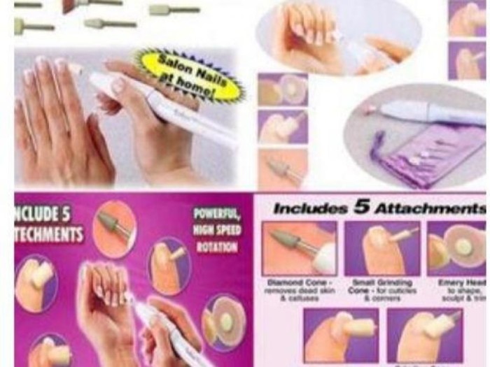 SALON SHAPER 5 in1 Pembersih kuku multifungsi