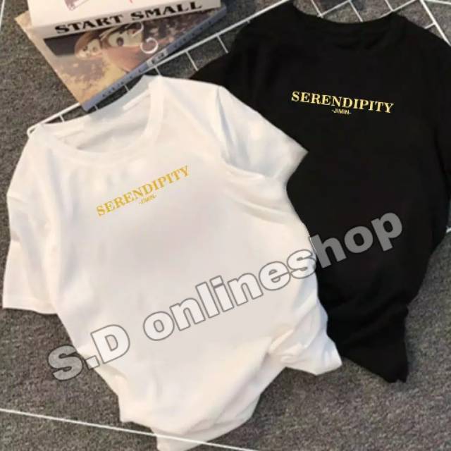 Termurah.!!  Kaos kpop BTS BT21 SEREPENDITY JIMIN yellow varian warna kaos