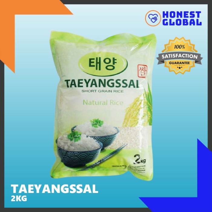 

bg20t01r Beras Jepang Korea Taeyangssal 2 Kg Halal - High Quality Rice Sv012Ss