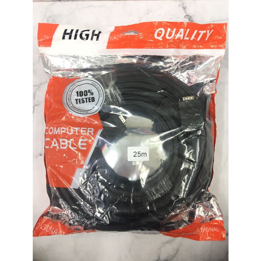 KABEL VGA 25M HIGH QUALITY VGA 25METER VGA 25M /KABEL VGA PANJANG