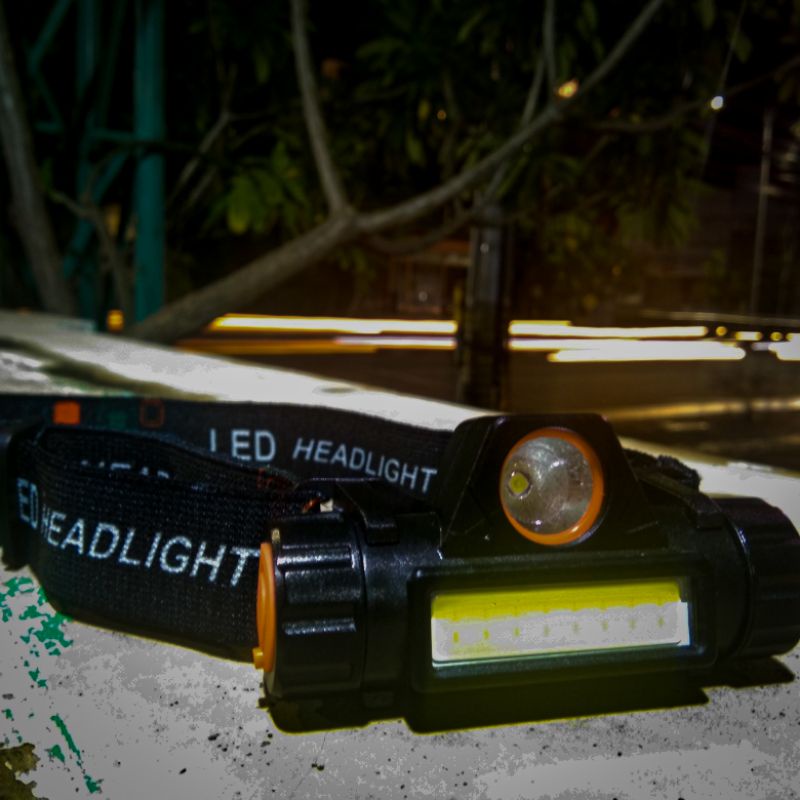 Senter Kepala Headlamp LED Cas XPE Super Terang