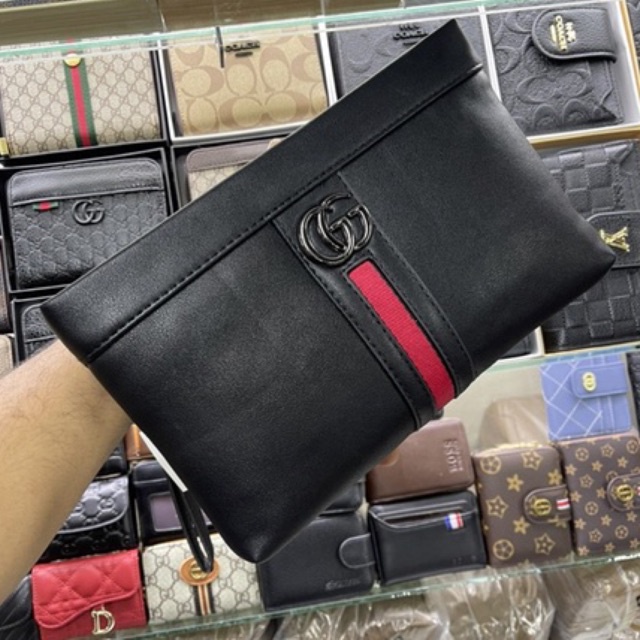 Handbag Clutch GC Multifungsi Tas Pria&amp;Wanita Kulit import