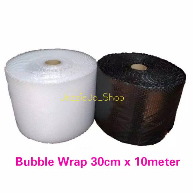 

Bubble Wrap Putih/Hitam 30cmx10meter