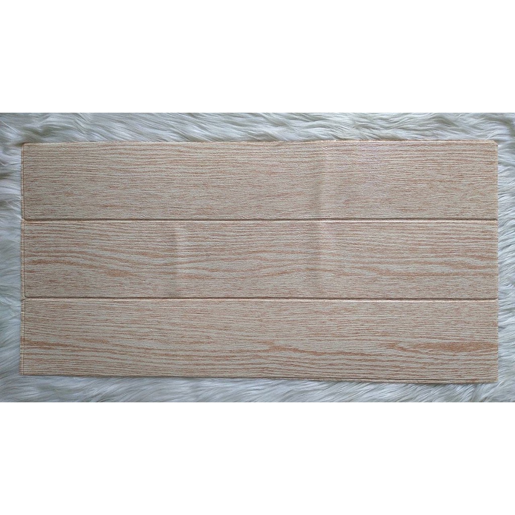GM511 [1KG=26PCS] Wallpaper Dinding Foam 3D Kecil Motif Kayu / walpaper dinding Foam 50gr-WG - 15