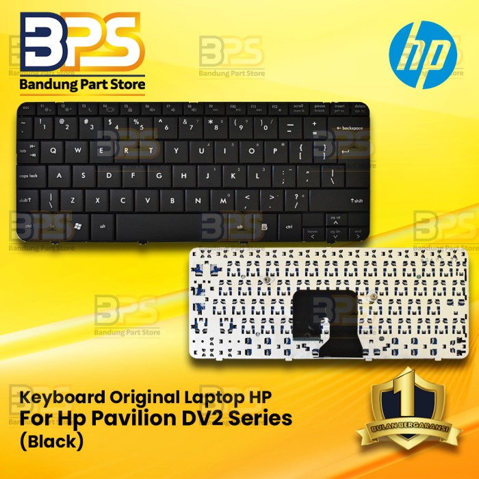 Keyboard Laptop Hp Pavilion DV2 Series BLACK