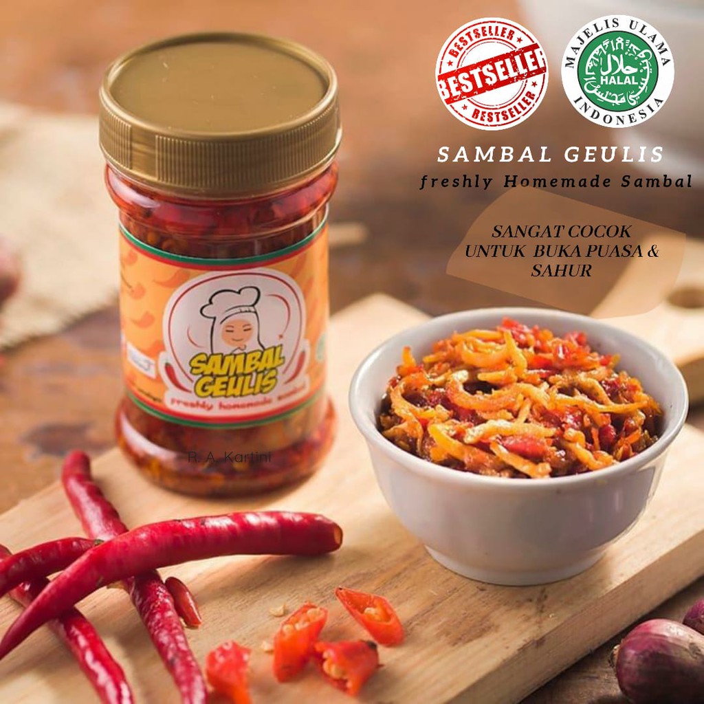 

°PURETI° Sambal Geulis 150gr Sambel Enak Banyak Rasa