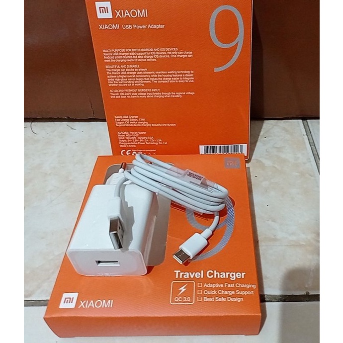 Charger/Carger Xiaomi 27W 33W Charge Turbo Fast charging Mi8 Mi9 Mi 9 Pro Mi Note10 Mi Note10Pro Tipe C