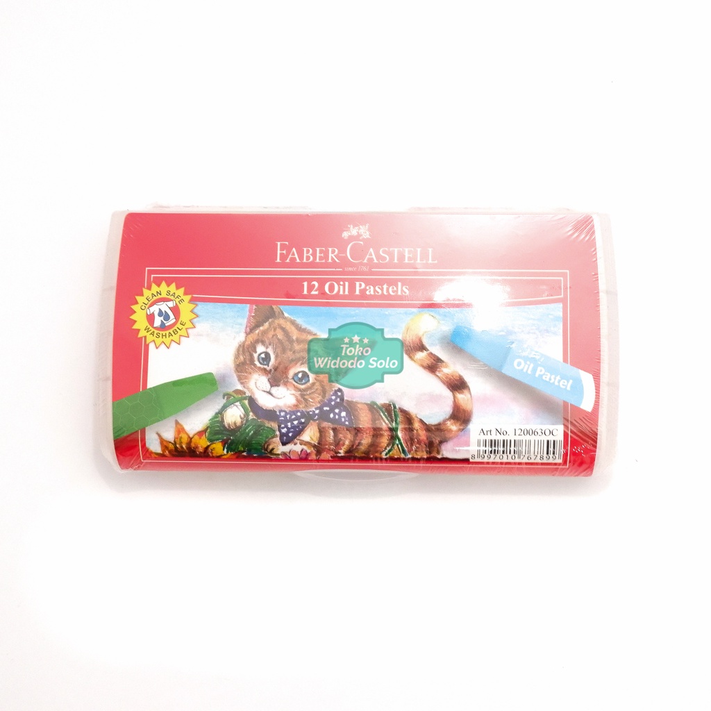 

Crayon Faber Castell 12 Warna 12 Oil Pastels 120063OC - 1 Set