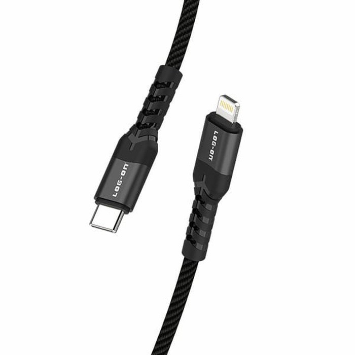 LOG ON KABEL DATA USB TIPE C TO LIGHTNING PD FAST POWER DELIVERY 18W