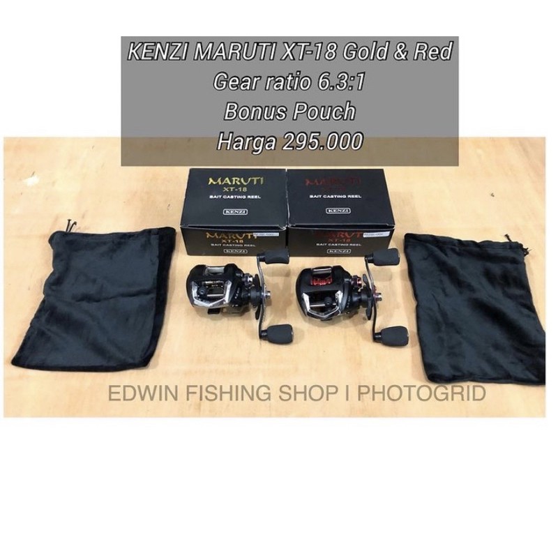 Reel KENZI MARUTI XT-18 GOLD & RED