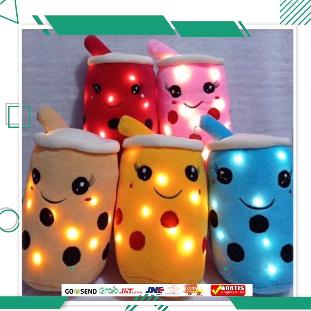 Boneka Boba Mini Led | Boneka Boba Mini Lucu 20cm | Boneka Boba Mini Led Kecil Ukuran S 20/25cm Lucu