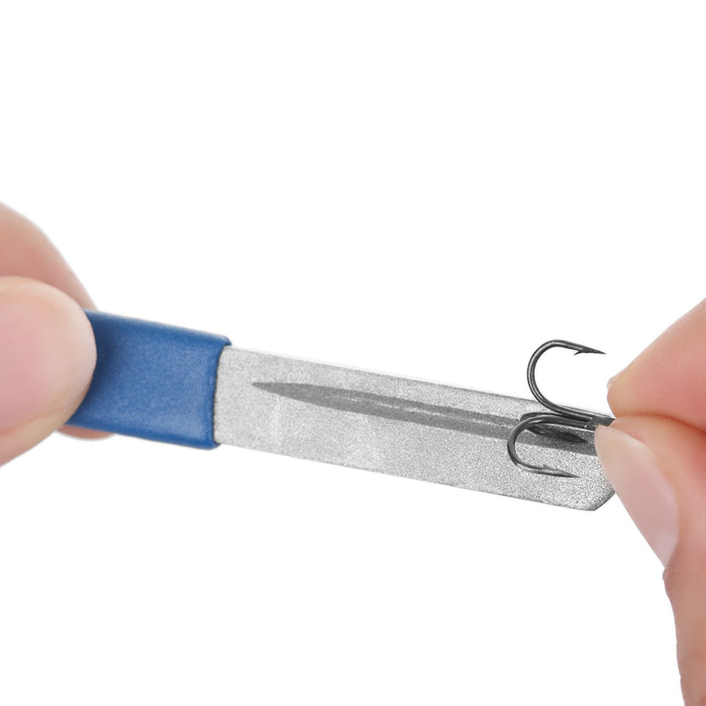 [Jianxin] Alat Pengasah Kail Pancing Portable Untuk Outdoor