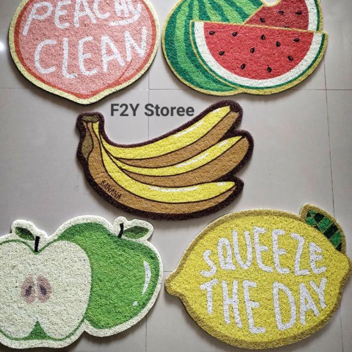 Terlaris Keset Mie Bihun Food Series, Keset Dapur Unik Motif Makanan dan Buah kl0....