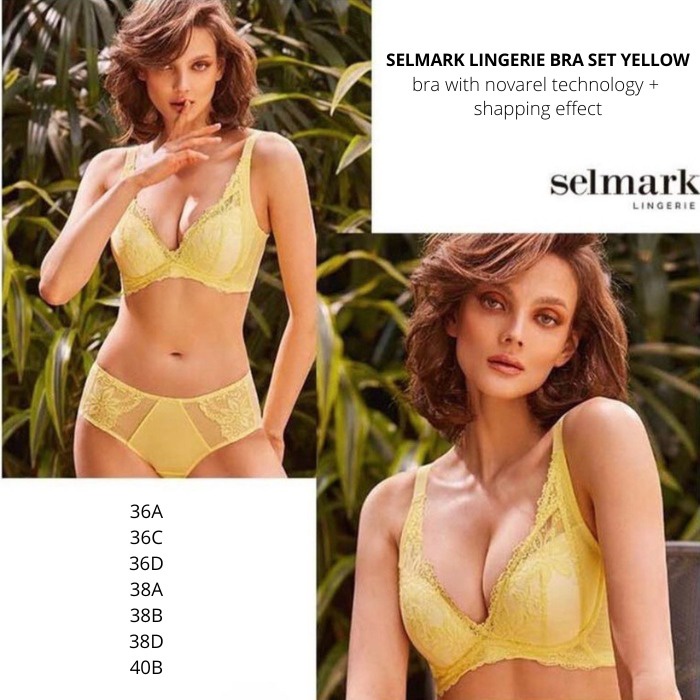 Set Lingerie Branded Wanita - SELMARK LINGERIE BRA SET