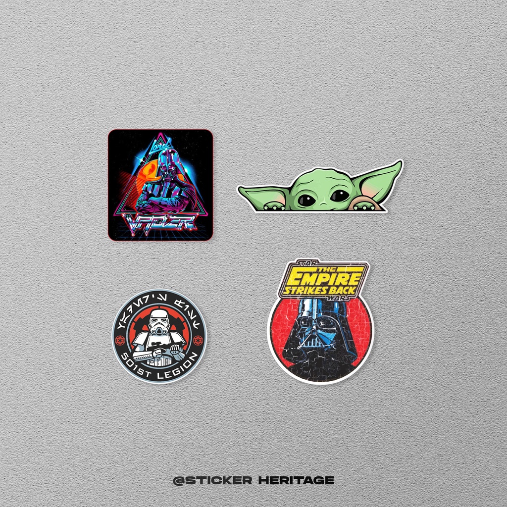 STICKER STIKER STAR WARS | STIKER TUMBLER HP | STICKER AESTHETIC STICKER LAPTOP