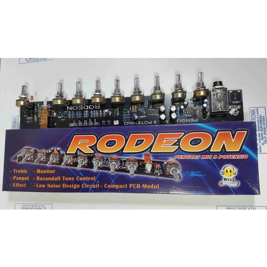 KIT PENGUAT MIC 9 POTENSIO
