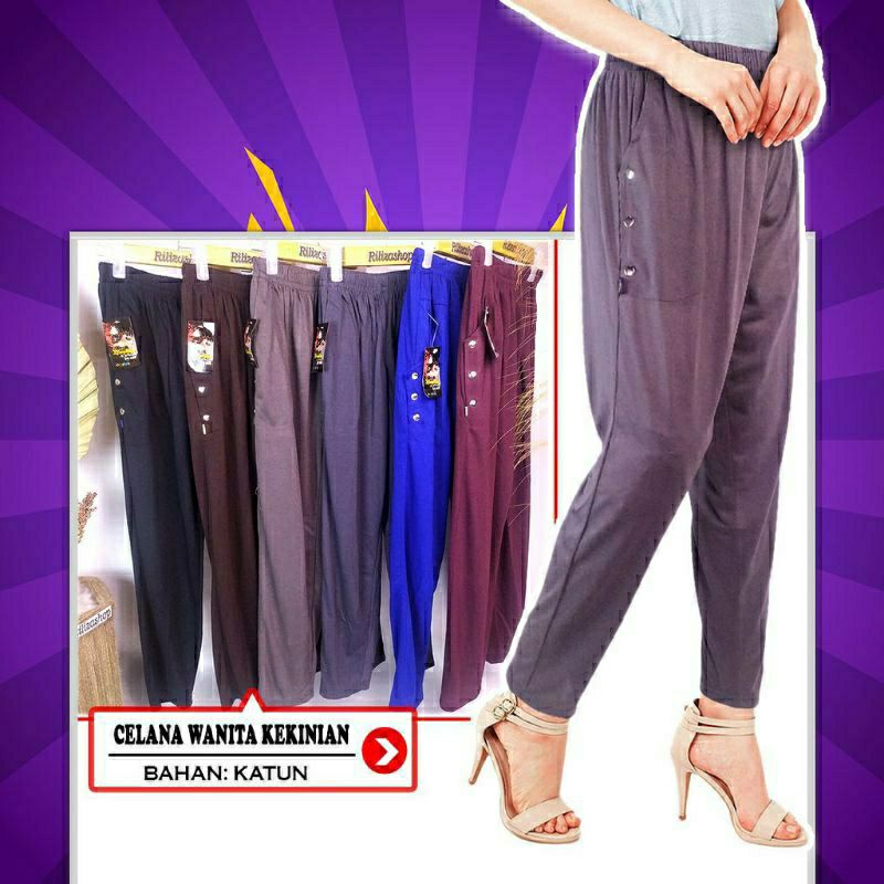 Celana panjang jumbo wanita kaos polos kancing / celana harian wanita kolor wanita | CELANA PANJANG WANITA SEHARI HARI CELANA HARIAN WANITA CELANA BAHAN WANITA CELANA PANJANG WANITA MURAH HARIAN CELANA KOLOR WANITA CELANA WANITA JUMBO MURAH CELANA WANITA