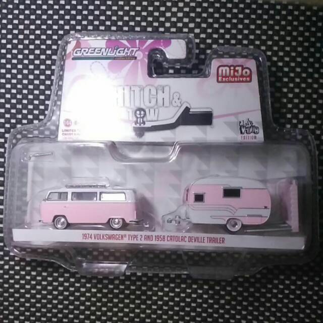 GREENLIGHT HITCH AND TOW - 1974 VOLKSWAGEN TYPE 2 AND CATOLAC DEVILLE TRAILER