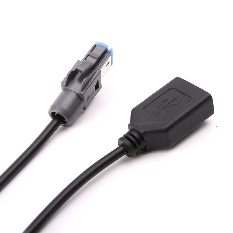 CRE  4-pin Car USB Cable Adapter Extension Cord For Nissan Teana Qashqai CD Audio Radio Player