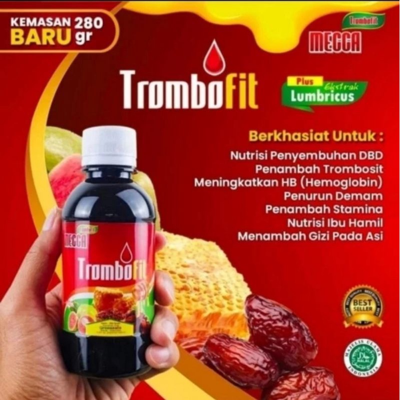 

TROMBAFIT Isi 280gr HERBAL PENAMBAH TROMBOSIT / DARAH RENDAH/ DLL