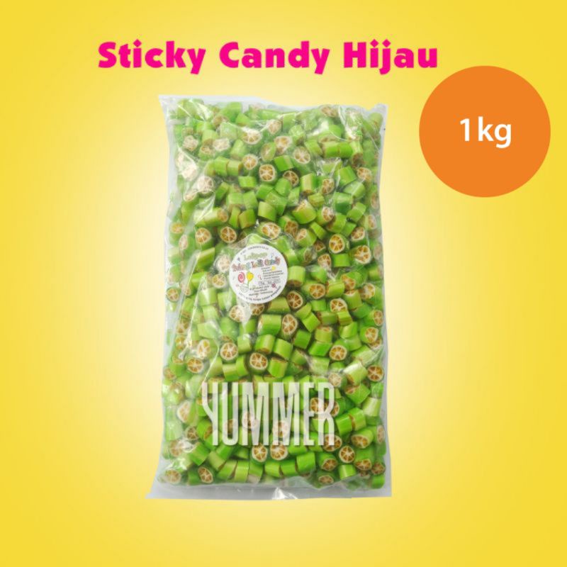 

Permen sticky candy hijau 1kg