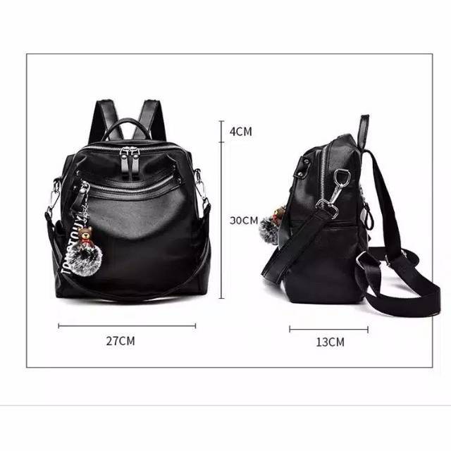 COD√ Multifungsi Selempang Tas Ransel Wanita Backpack Punggung LOKAL FASHION CANTIK sling bag 699