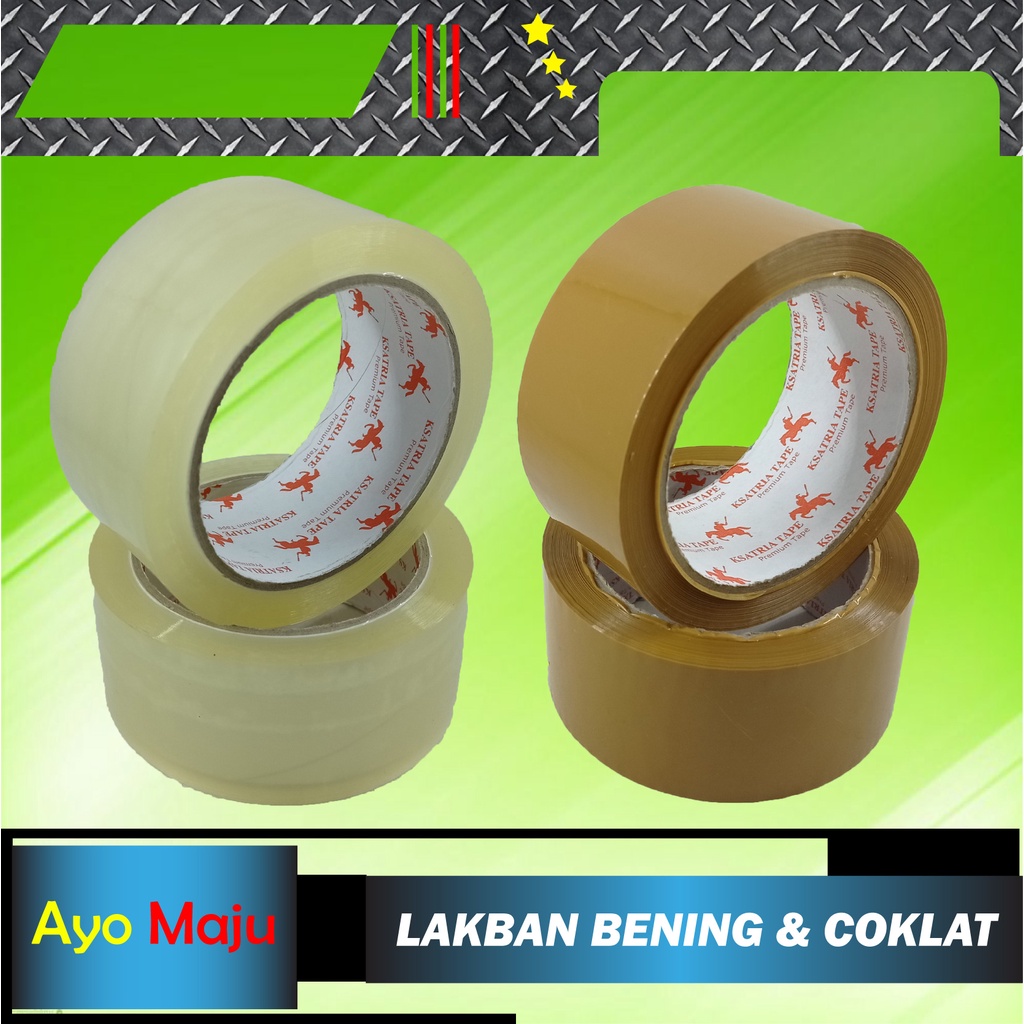 

Lakban Bening / Coklat Murah Kuat / Lakban Solatip Isolasi PROMO